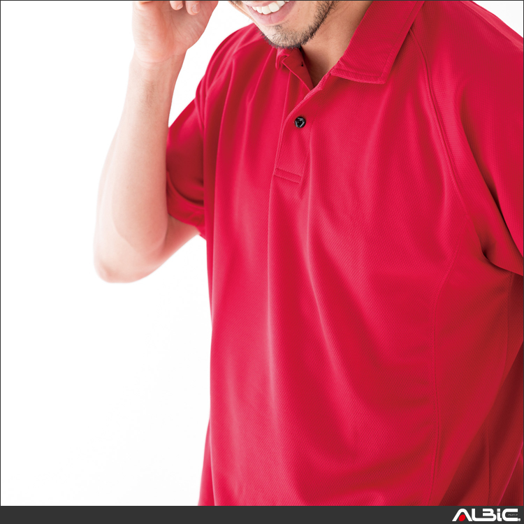 ドライメッシュ半袖ポロシャツ（ポケット無）【AS1647-COC】 商品写真