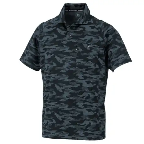 作業服 半袖ポロシャツ ディアゴブラック 【AS1757-COC】 