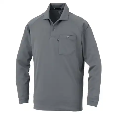 作業服 半袖ポロシャツ グレー 【AS1758-COC】 