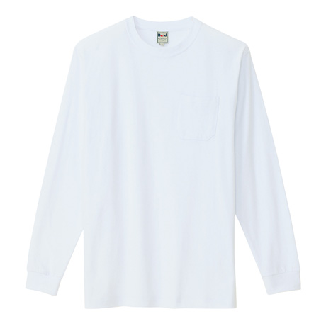 長袖Tシャツ_ポロシャツ・Tシャツ_【AZ10530-ait】 001.ホワイト