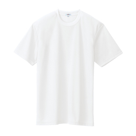 吸汗速乾半袖Tシャツ_ポロシャツ・Tシャツ_【AZ10574-ait】 001.ホワイト