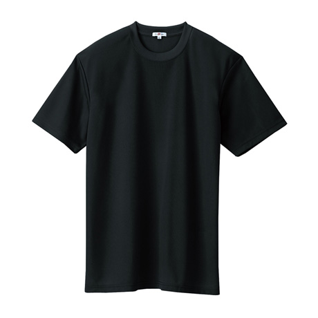 吸汗速乾半袖Tシャツ_ポロシャツ・Tシャツ_【AZ10574-ait】 010.ブラック