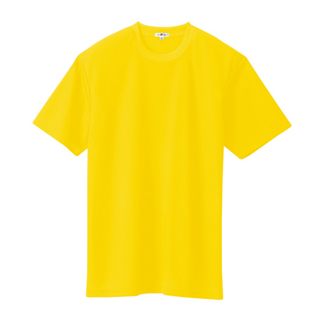吸汗速乾半袖Tシャツ_ポロシャツ・Tシャツ_【AZ10574-ait】 119.イエロー
