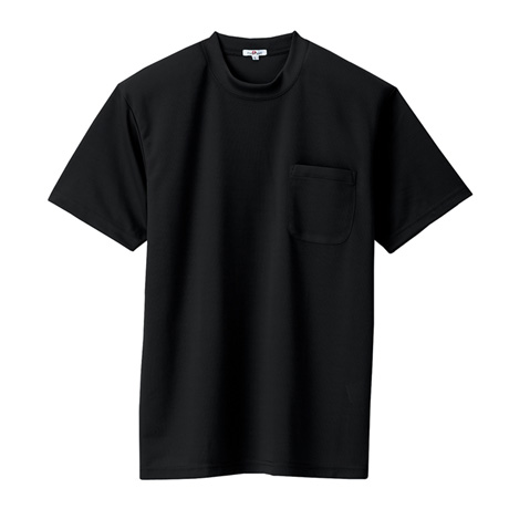 吸汗速乾半袖Tシャツ_ポロシャツ・Tシャツ_【AZ10576-ait】 010.ブラック