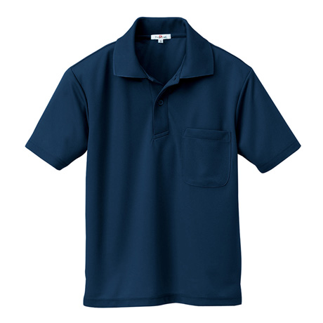 吸汗速乾半袖ポロシャツ_ポロシャツ・Tシャツ_【AZ10579-ait】 008.ネイビー