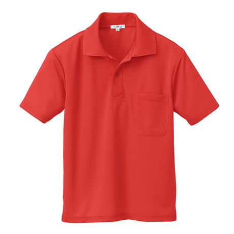 吸汗速乾半袖ポロシャツ_ポロシャツ・Tシャツ_【AZ10579-ait】 009.レッド