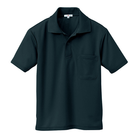 吸汗速乾半袖ポロシャツ_ポロシャツ・Tシャツ_【AZ10579-ait】 010.ブラック