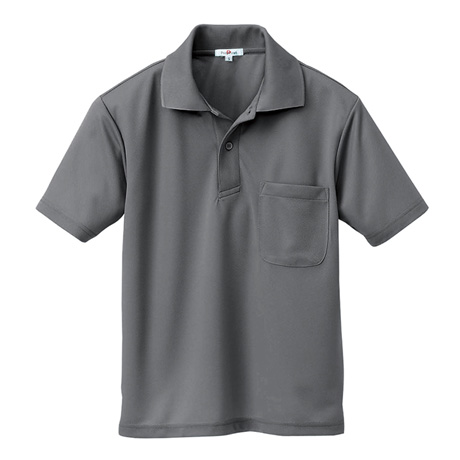 吸汗速乾半袖ポロシャツ_ポロシャツ・Tシャツ_【AZ10579-ait】 044.チャコールグレー