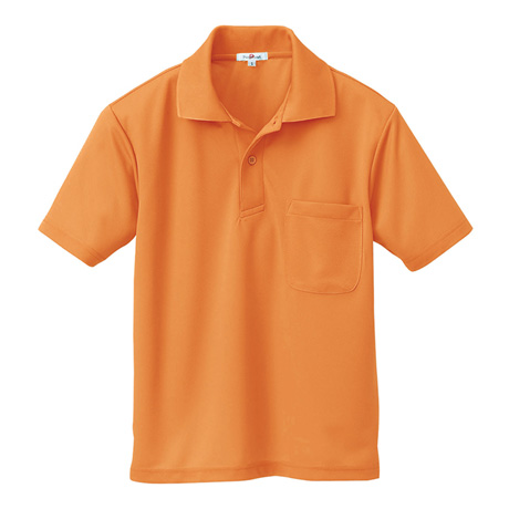 吸汗速乾半袖ポロシャツ_ポロシャツ・Tシャツ_【AZ10579-ait】 063.オレンジ