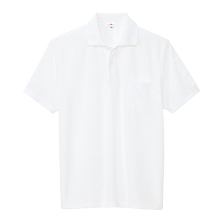 吸汗速乾ペン差し付半袖ポロシャツ_ポロシャツ・Tシャツ_【AZ10601-ait】 001.ホワイト