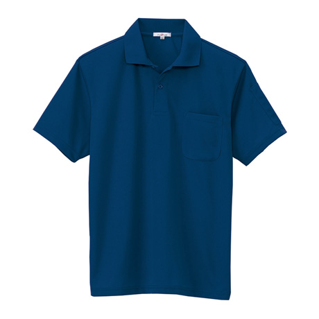 吸汗速乾ペン差し付半袖ポロシャツ_ポロシャツ・Tシャツ_【AZ10601-ait】 008.ネイビー
