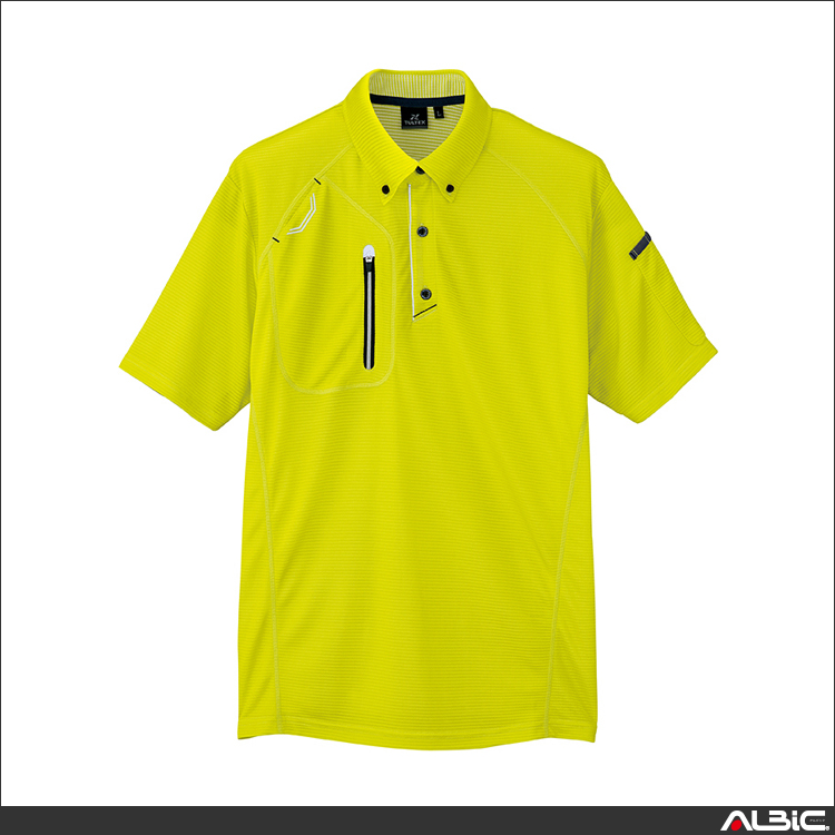 半袖ボタンダウンポロシャツ_ポロシャツ・Tシャツ_【AZ10605-ait】 商品写真