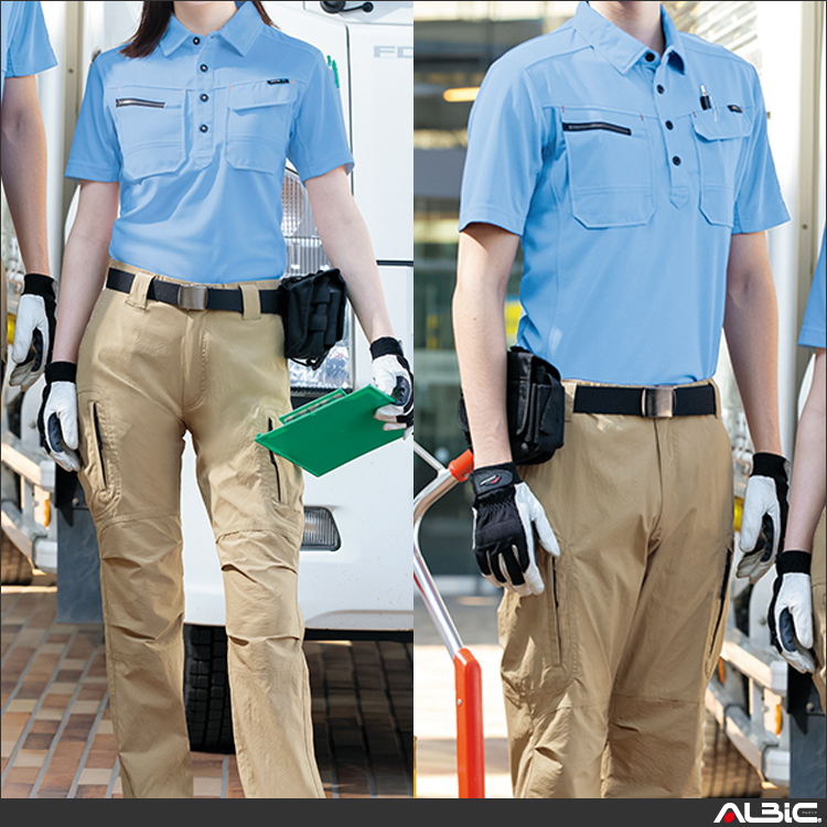 半袖ポロシャツ_ポロシャツ・Tシャツ_【AZ10609-ait】 商品写真