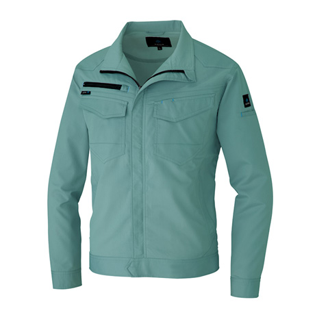 長袖ブルゾン_作業服_【AZ2901-ait】 027.ターコイズ