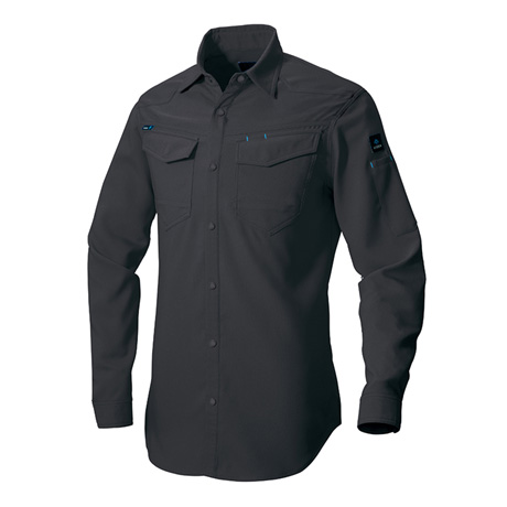 長袖シャツ_作業服_【AZ2935-ait】 014.チャコール