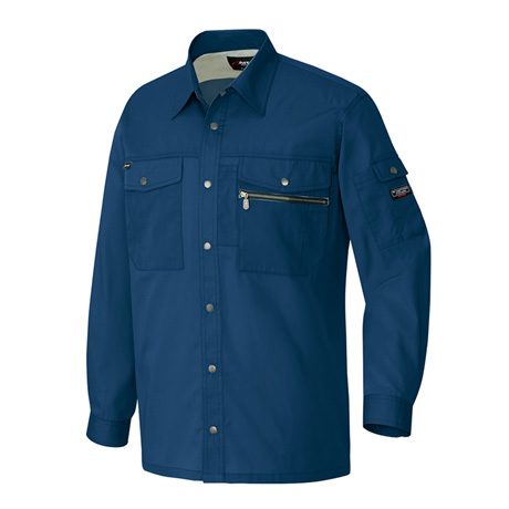 長袖シャツ_作業服_【AZ3235-ait】 008.ネイビー