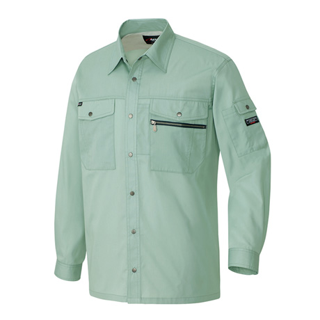 長袖シャツ_作業服_【AZ3235-ait】 015.グリーン