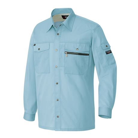 長袖シャツ_作業服_【AZ3235-ait】 072.サファイアブルー