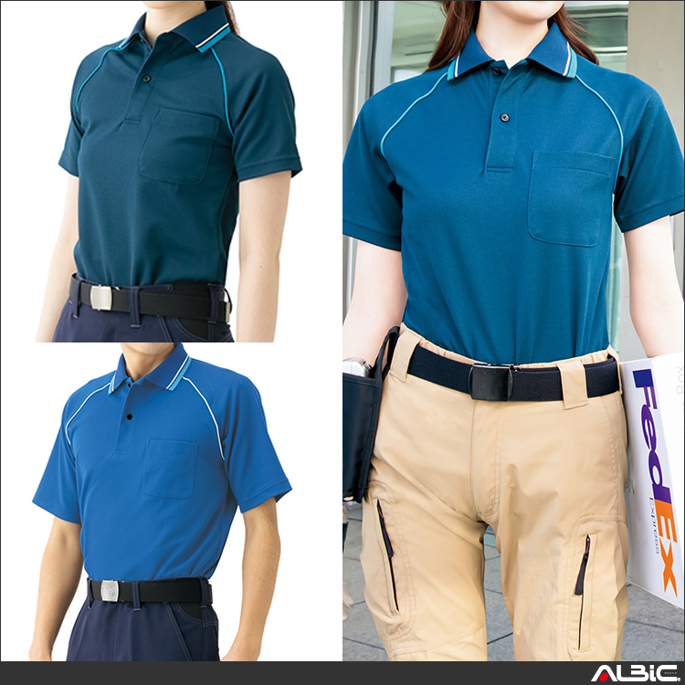 静電半袖ポロシャツ_ポロシャツ・Tシャツ_【AZ50005-ait】 商品写真