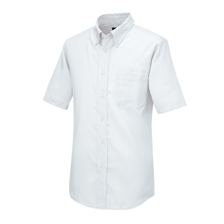 半袖ボタンダウンシャツ_クールビズ_【AZ50404-ait】 001.ホワイト