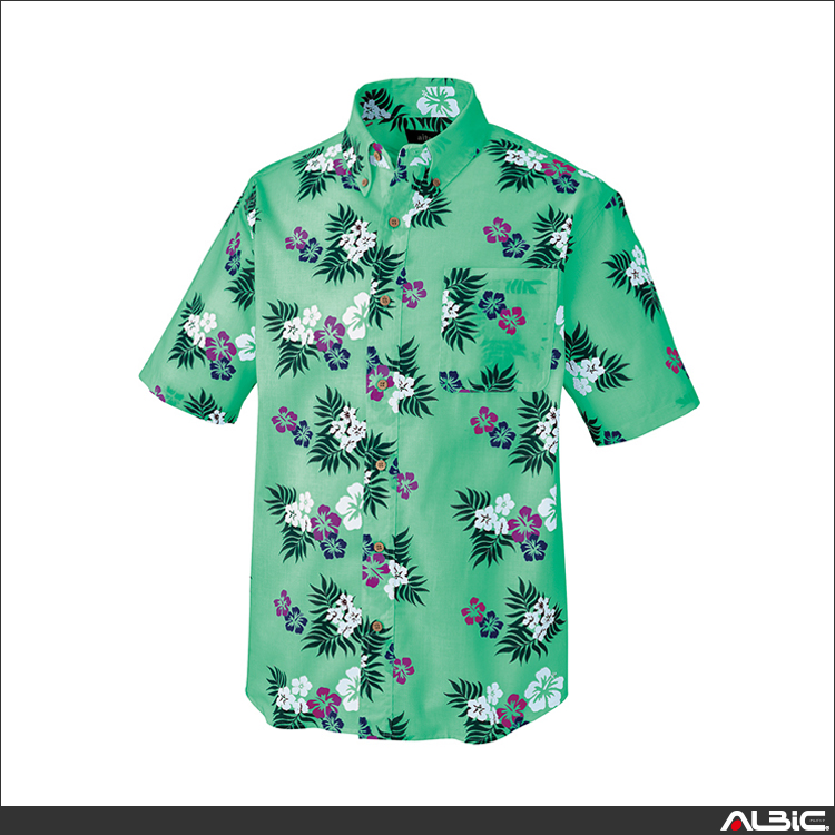 ボタンダウンアロハシャツ_サービス_【AZ56110-ait】 商品写真