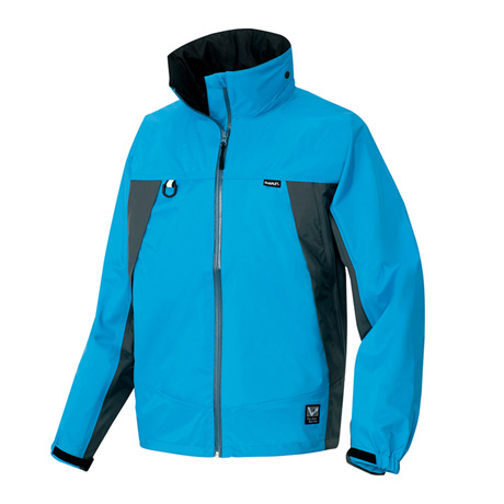 全天候型ジャケット_レインウェア_【AZ56301-ait】 006.ブルー×チャコール