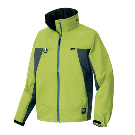 全天候型ジャケット_レインウェア_【AZ56301-ait】 035.ミントグリーン×チャコール