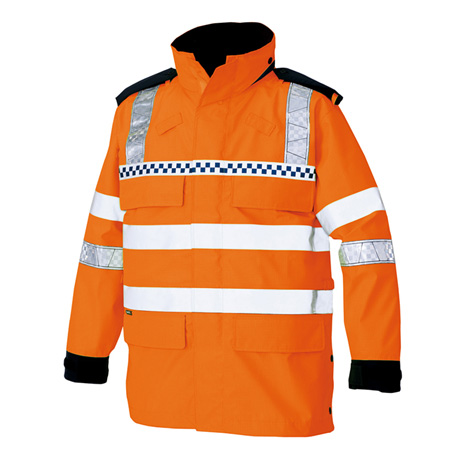 高視認性ディアプレックスジャケット_レインウェア_【AZ56310-ait】 093.ハイパーオレンジ×ブラック