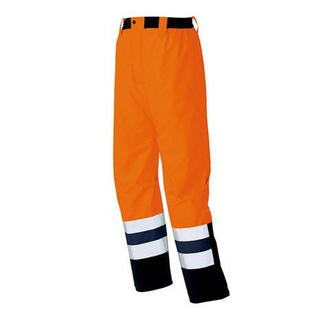 高視認性ディアプレックスパンツ_レインウェア_【AZ56311-ait】 093.ハイパーオレンジ×ブラック
