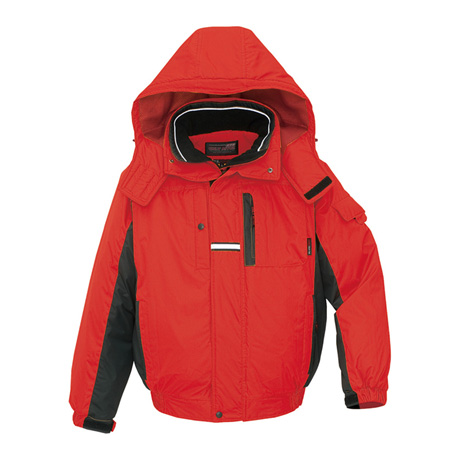 防寒ブルゾン_防寒_【AZ6061-ait】 009.レッド×ブラック