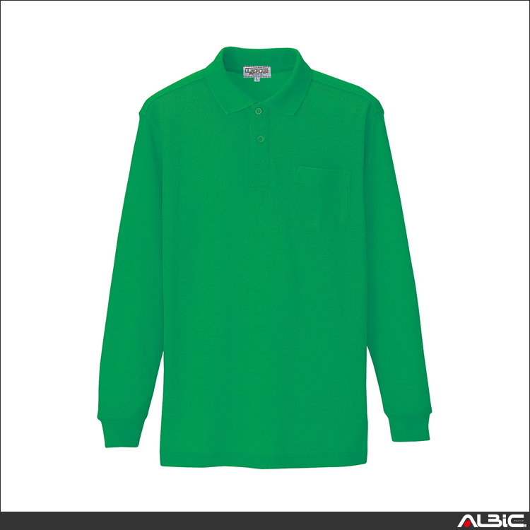 長袖ポロシャツ_ポロシャツ・Tシャツ_【AZ7614-ait】 商品写真