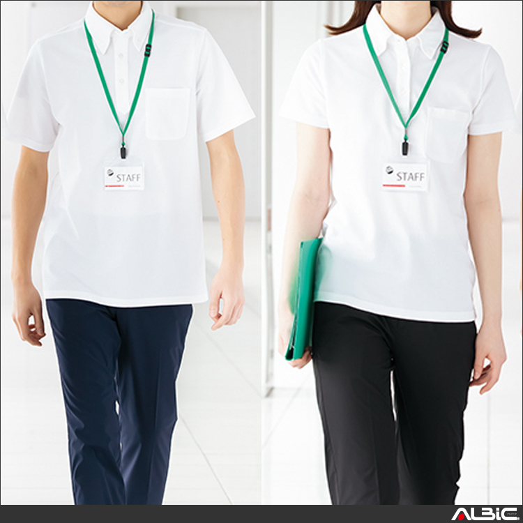 半袖ボタンダウンポロシャツ_ポロシャツ・Tシャツ_【AZ7617-ait】 商品写真