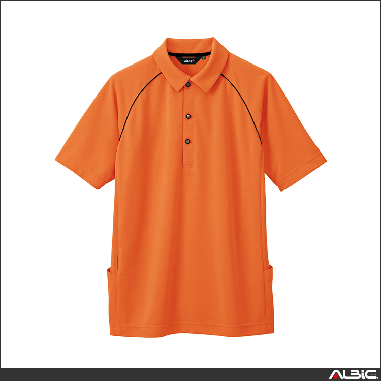 バックサイドポケット付半袖ポロシャツ_ポロシャツ・Tシャツ_【AZ7663-ait】 商品写真