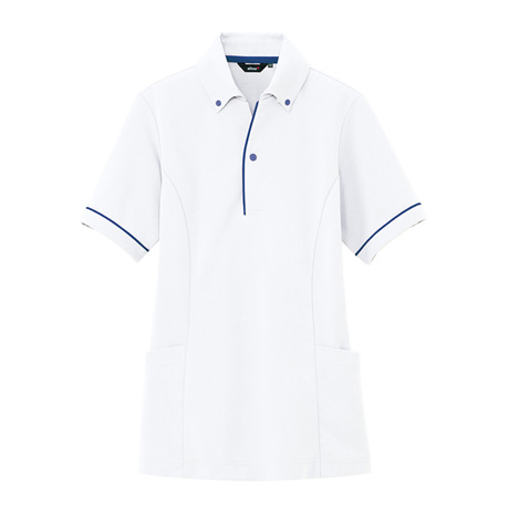 サイドポケット半袖ポロシャツ_ポロシャツ・Tシャツ_【AZ7668-ait】 001.ホワイト