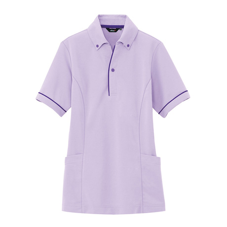 サイドポケット半袖ポロシャツ_ポロシャツ・Tシャツ_【AZ7668-ait】 069.ラベンダー