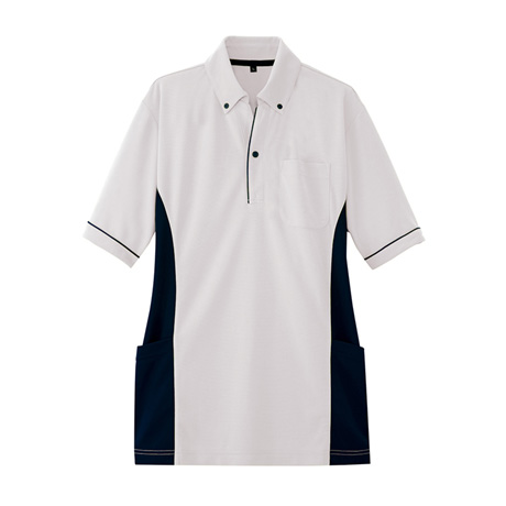 サイドポケット半袖ポロシャツ_ポロシャツ・Tシャツ_【AZ7679-ait】 003.シルバーグレー