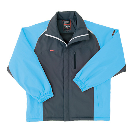 防寒ショートコート_防寒_【AZ8471-ait】 007.サックス×チャコール