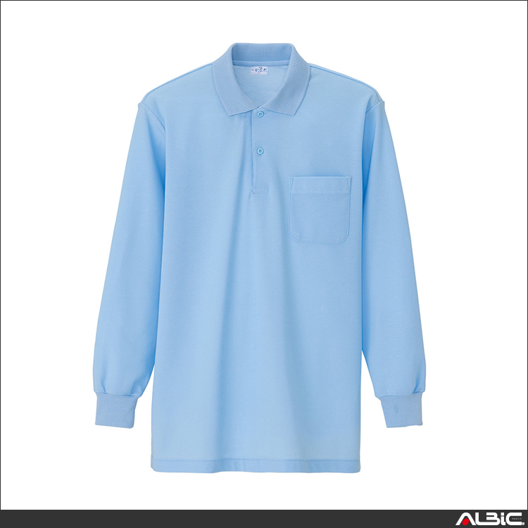 長袖ポロシャツ_ポロシャツ・Tシャツ_【AZ860-ait】 商品写真
