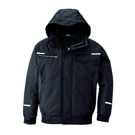 静電防寒ブルゾン_防寒_【AZ9366-ait】 010.ブラック