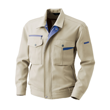 長袖ブルゾン【BF513-ALT】 2.ベージュ