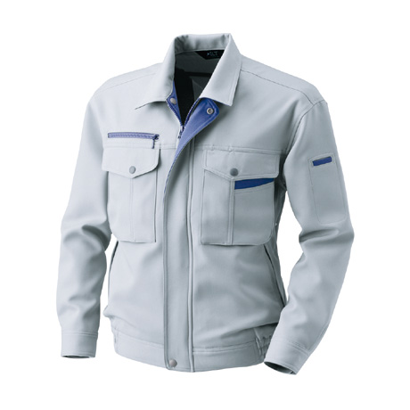 長袖ブルゾン【BF513-ALT】 3.グレー