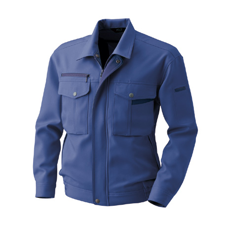 長袖ブルゾン【BF513-ALT】 10.パープルブルー