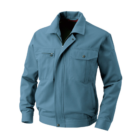 長袖ブルゾン【BF613-ALT】 1.スティールブルー