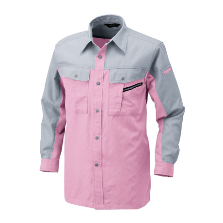 長袖シャツ【BF701-ALT】 25.ピンク