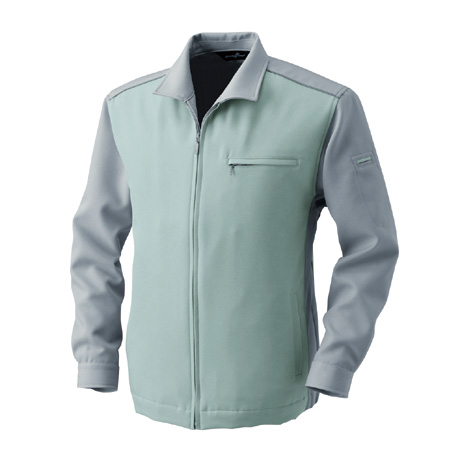 長袖ブルゾン【BF715-ALT】 4.アースグリーン