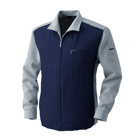 長袖ブルゾン【BF715-ALT】 100.ネイビー