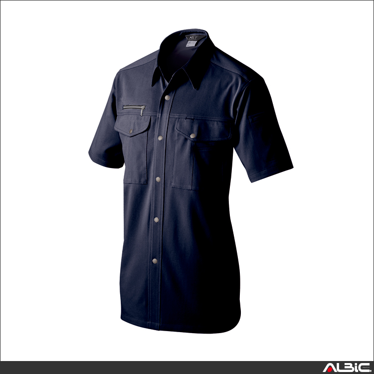 マルチ機能半袖ニットシャツ【BF800-ALT】 商品写真