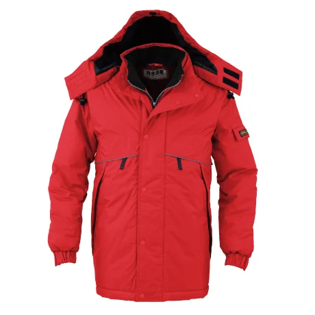 作業服 防寒コート レッド 【BM785-BBO】 