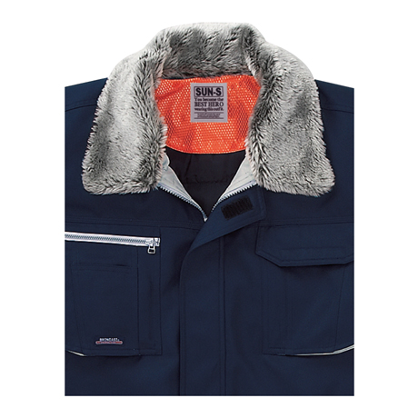 防寒ブルゾン【BO30550-SUN】 3.ネイビー