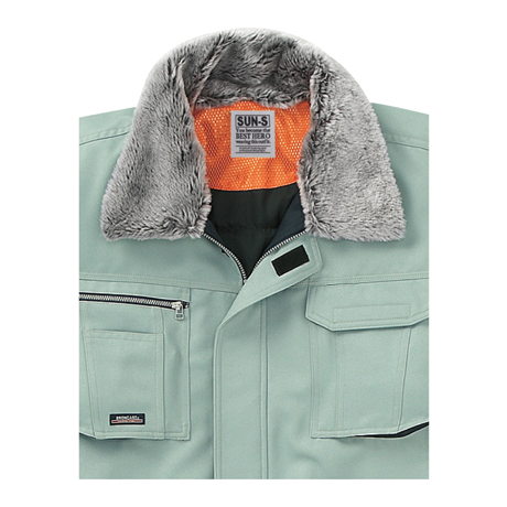 防寒ブルゾン【BO30550-SUN】 7.グリーン